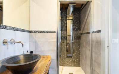 Villa dei Vini: Badkamer