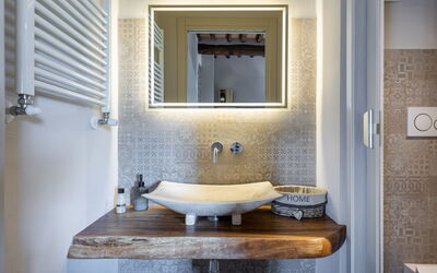 Villa dei Vini: Badkamer