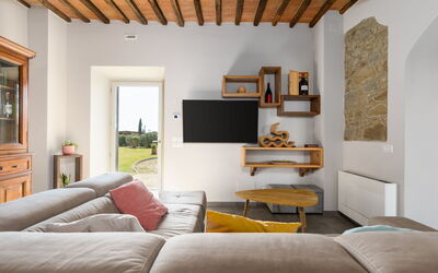 Villa dei Vini: Woonkamer