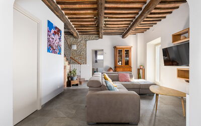 Villa dei Vini: Woonkamer