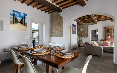 Villa dei Vini: Lunchroom, Woonkamer