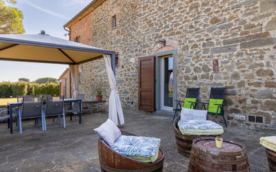 Villa dei Vini: Balkon / terras / patio, Buitenkanten, Buitenshuis