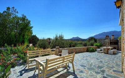 Villa Gianna: Balkon / terras / patio, Buitenshuis, Tuin, Zomer