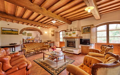 Villa Poggetta: Salon