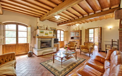 Villa Poggetta: Salon