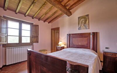 Villa Poggetta: chambre à coucher