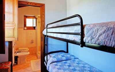 Villa Poggetta: chambre à coucher