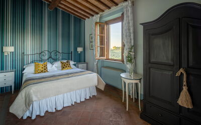 Villa Laudomia: Bedroom IL Garzone  situated on the Villa's first Floor
