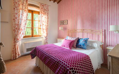 Villa Laudomia: Bedroom Il Guardia Situated on the Villa's first Floor