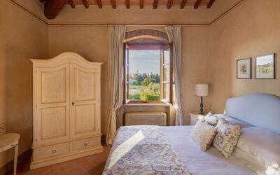 Villa Laudomia: Bedroom IL Sensale Situated on the Villa's first Floor
