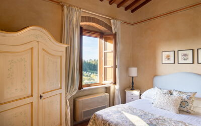 Villa Laudomia: Bedroom IL Sensale Situated on the Villa's first Floor