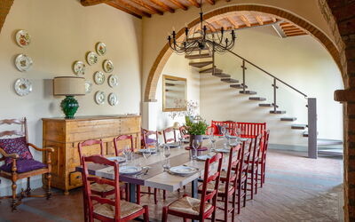 Villa Laudomia: Salle à manger