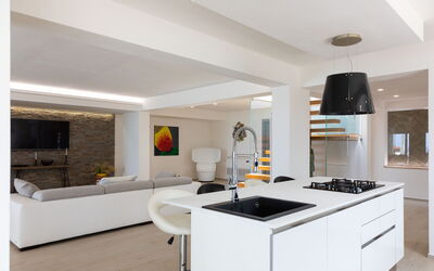 Villa Annalisa: Cucina, Soggiorno