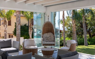 Villa Annalisa: Balkon / terras / patio, Buitenkanten, Buitenshuis