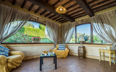 Villa Salvadori: Salon