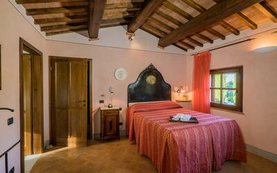 Villa Salvadori: chambre à coucher