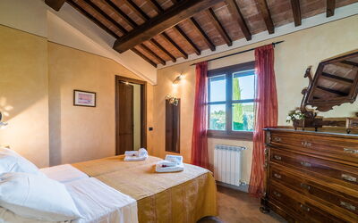 Villa Salvadori: chambre à coucher