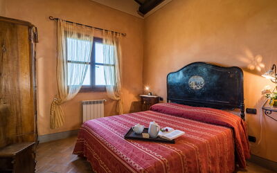 Villa Salvadori: chambre à coucher