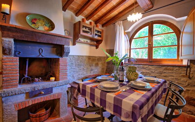 Villa Cortonese: Cucina, Sala da pranzo
