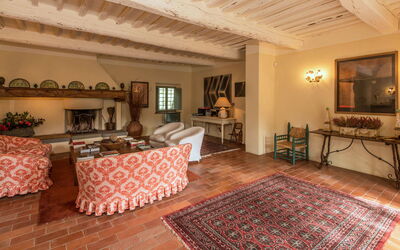 Villa Niccolò: Salle commune, Salon