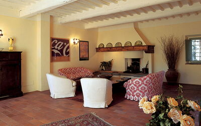 Villa Niccolò: Salle commune, Salon