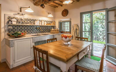 Villa Niccolò: Cuisine, Salle commune