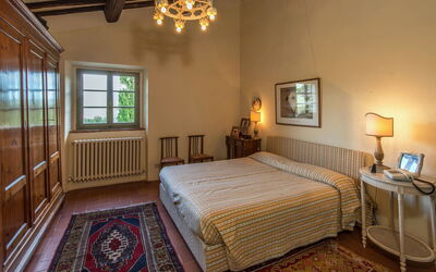 Villa Niccolò: chambre à coucher