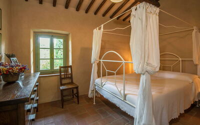 Villa Niccolò: chambre à coucher