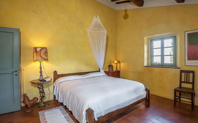 Villa Niccolò: chambre à coucher