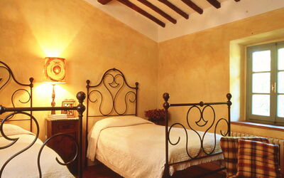 Villa Niccolò: chambre à coucher
