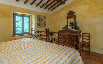 Villa Niccolò: chambre à coucher