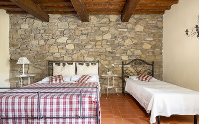 Villa Casentino: Camera da letto