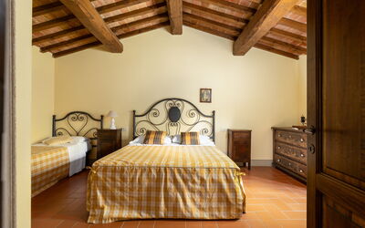 Villa Casentino: Camera da letto