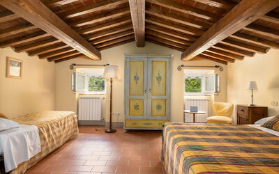 Villa Casentino: Camera da letto