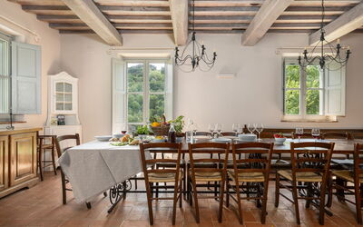 Villa Casentino: Sala da pranzo