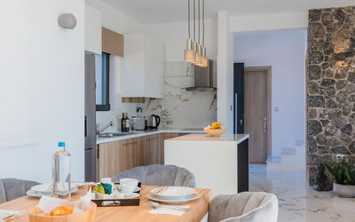 Villa Olivum: Cuisine, Salon