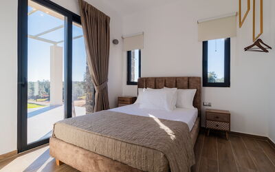 Villa Olivum: chambre à coucher