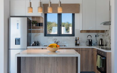 Villa Olivum: Cuisine, Salon