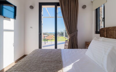 Villa Olivum: chambre à coucher