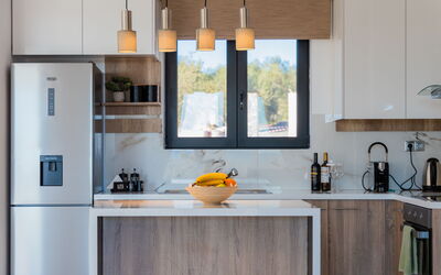 Villa Olivum: Cuisine, Salon