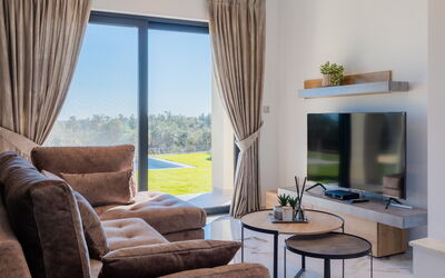 Villa Olivum: Cuisine, Salon