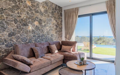 Villa Olivum: Cuisine, Salon