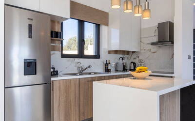 Villa Olivum: Cuisine, Salon