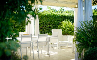 Villa Vittoria: all'aperto, Balcone / Terrazza / Patio, Giardino