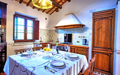 Villa Vittoria: Cucina, Sala da pranzo
