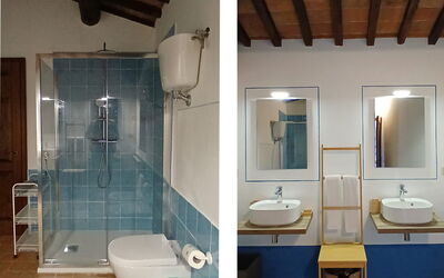 La Corte del Mangia: Bathroom