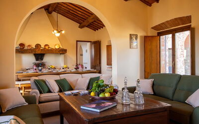 La Corte del Mangia: Common Room, Dining Room, Living Room