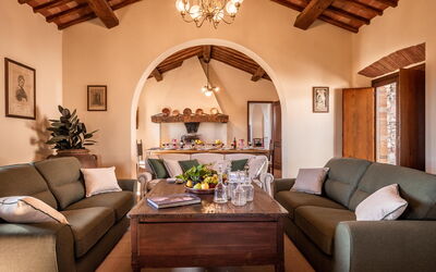 La Corte del Mangia: Common Room, Living Room