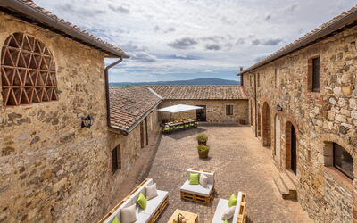 La Corte del Mangia: Balcony / Terrace / Patio, Outdoor