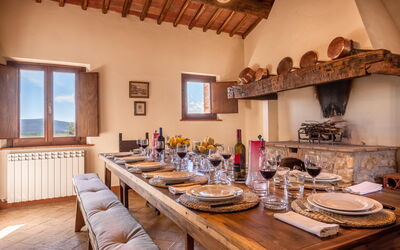 La Corte del Mangia: Common Room, Dining Room